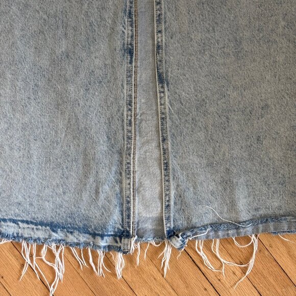 Divided Long Denim Maxi Skirt - Picture 7 of 8
